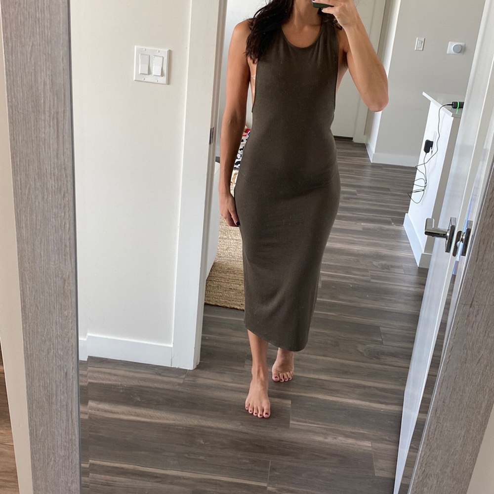 Green Wilfred free maxi dress